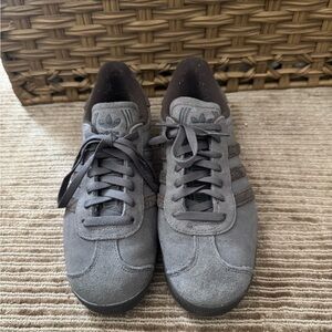 Adidas Gazelles Gray worn twice